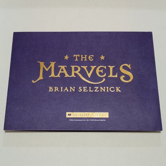 The Marvels Brian Selznick Signed Uncorrected Proof Paperback + Bookmark, Invite - Picture 7 of 10